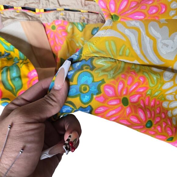 Cole of California Vintage One Piece Floral Swimsuit Size: M - Picture 9 of 13